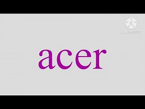 Acer logo remake effects sponsored by ￼preview 2 effects