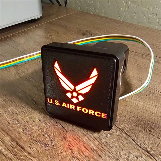 Air Force LED Trailer Hitch Cover – Patriotic Truck Accessory - Etsy