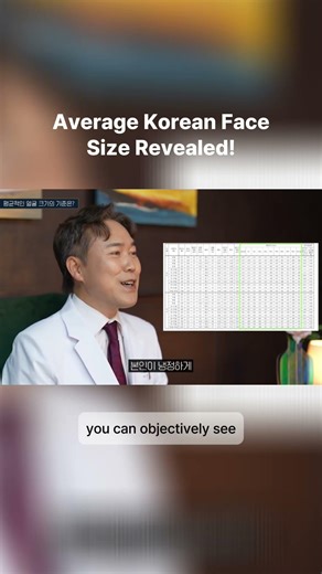 Average Korean Face Size Revealed!