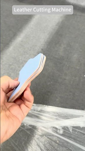 Automatic Leather Cutting Machine Cuts Multi Layers Leather