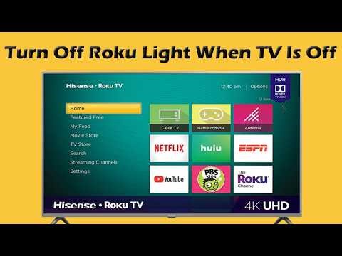 How to Turn Off Roku Light When TV Is Off