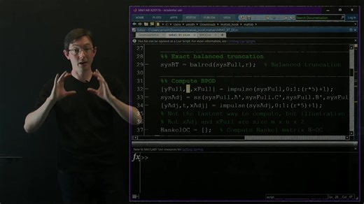 Data-Driven Control - Balanced Truncation and BPOD Example