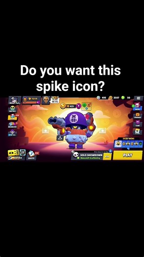 Scan the QR for free spike icon❤️ #brawlstars #foryou