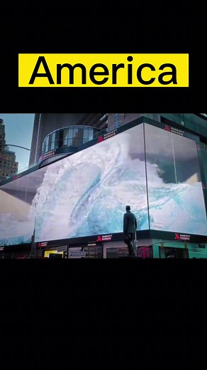 Let's take a look at the 3D effects of LED large-scale display screens in different countries. Which one do you like?#LED #leddisplay #3d #largescreen #foryou #fyp