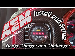 AEM Wideband Gauge Install Dodge Charger and Challenger