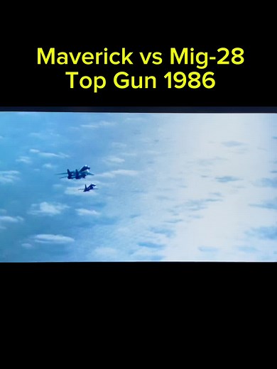 Top Gun 1986: Maverick vs MIG-28 Scale Model Aircraft Scene