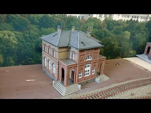 T8 Modellbahn Gebäude Verfeinern und Altern, einfache Bemaltechnik