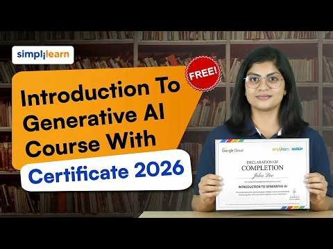 Free Introduction To Generative AI Course With Certificate | Generative AI Tutorial | Simplilearn