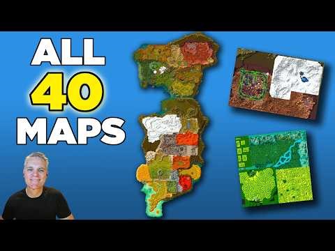 All 40 Maps in Vanilla WoW (Including Unused Ones)