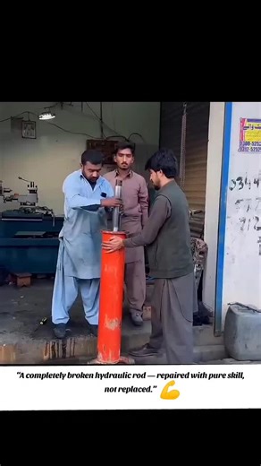 Hydraulic Rod Repair Using Exceptional Skills