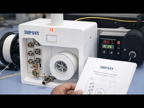 Operation & Working of 3DPANY C1 Desktop Filament Extruder | Simple Mode