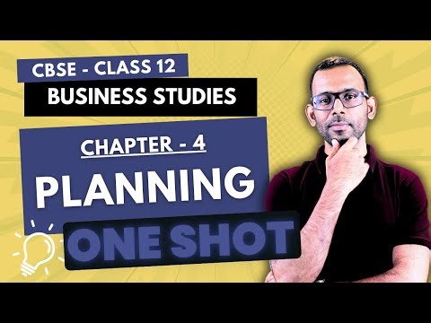 Planning - Chapter 4 | Class 12 BST One Shot | Complete Lecture