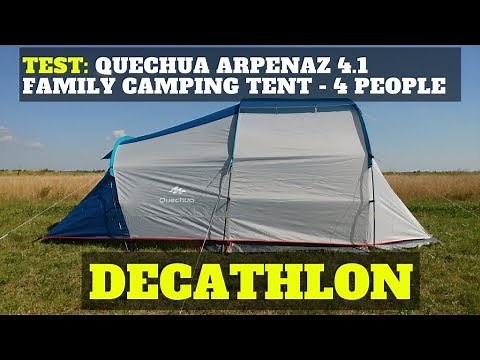 Test of: QUECHUA ARPENAZ FAMILY 4.1 camping tent - 4 people - DECATHLON