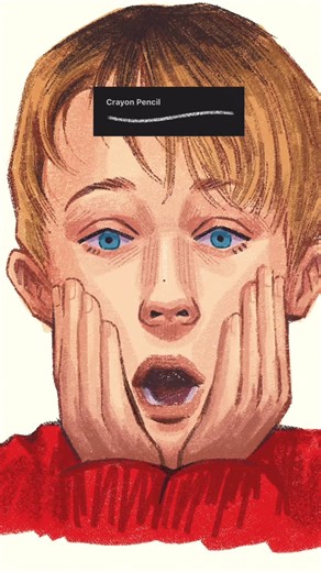 sketches | drawings ✨ on Instagram: "It’s almost Christmas! 🎄 all my procreate brushes link in bio ✨ #Procreatebrushes #digitalart #digitalpainting #portraitsketch #portraitdrawing"