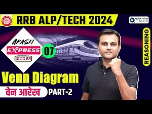 Akash Express for RRB ALP/Tech 2024 | VENN Diagram BASICS with TRICKS | RRB Reasoning by Akash Sir