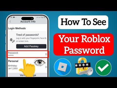 How To See Your Password in Roblox (New 2025) | How To Know Roblox Password