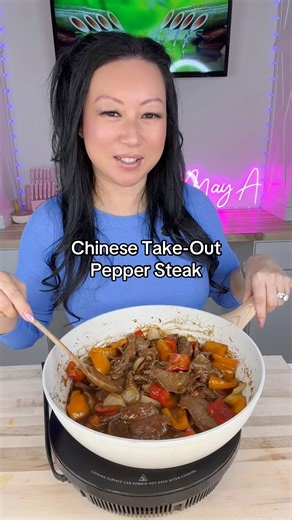 Chinese Take-Out Pepper Steak Recipe #EasyRecipe #Recipe #chinese #takeout #steak | By Nay A