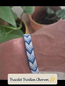 ✨ Bracelet Brésilien Chevron | Le modèle le plus facile pour débuter ! ✨#diy #tuto#bracelet#handmade