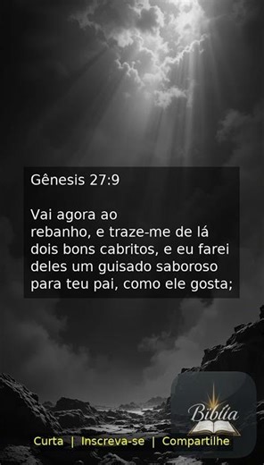 Gênesis 27:9 | Versículo Bíblico para Reflexão 🙏