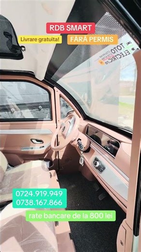 RDB SMART - features, exterior and interior showcase - 31,000 lei - Toto Electric