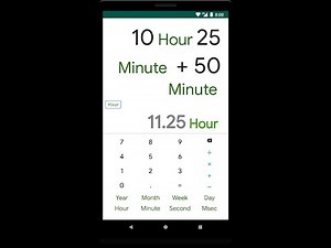 Application Time Calculator Cardamon