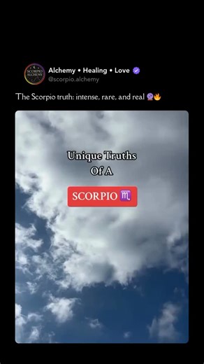 Love • Healing • Scorpio Vibes on Instagram: "Scorpio truth hits different 🦂💭 Follow @Scorpio.alchemy for more Scorpio insights and spiritual transformation. When a Scorpio speaks truth, it’s not sugarcoated — it’s raw, real, and straight from the soul. Their words carry power because they see beyond the surface. It’s not meant to hurt — it’s meant to awaken. Scorpios don’t fear honesty; they embody it. That’s what makes their energy so magnetic and unforgettable. credit: @scorpioteamm Follow