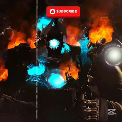 what if titán cameraman 1.0 fought titán TV man 1.0 #skibiditoilet ///#edit 🥶🔥