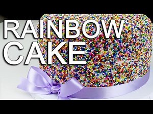 Funfetti Rainbow Sprinkle Cake - How To With The Icing Artist