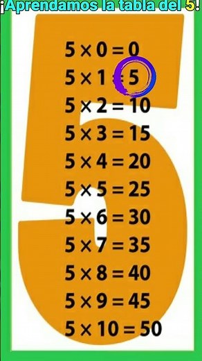 La tabla 5