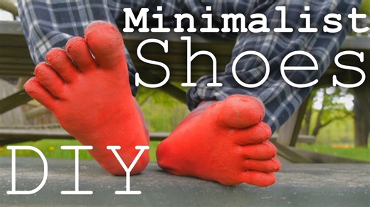 How To Make Minimalist Running/Climbing Shoes At Home