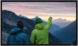 Stewart Filmscreen Cima Neve 135" White Fixed Frame Screen - CIF135HNEVEWX