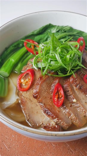 Comforting Char Siu Ho Fun Noodle Soup Recipe