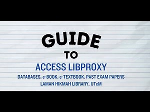 Guide To Access LIBPROXY
