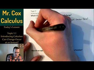 Topic 1.1: What is Calculus? How do we describe rate of change?