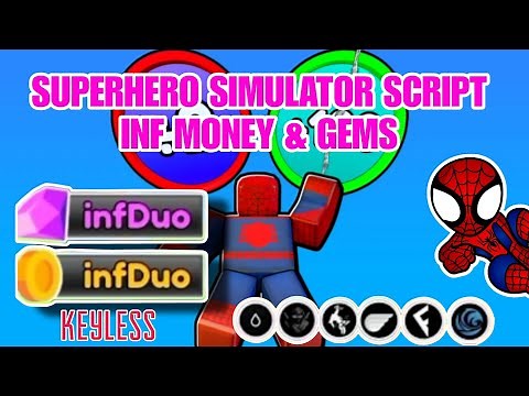 [OP] Superhero simulator Script - INF MONEY & INF GEMS (KEYLESS) | Roblox script