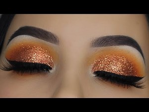 GLITTER Copper Makeup Tutorial | James Charles Palette