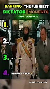 Ranking The FUNNIEST Dictator Moments 😂 Sacha Baron Cohen Was UNHINGED!