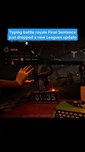 typing game where one typo gets you shot just added ranked leagues
