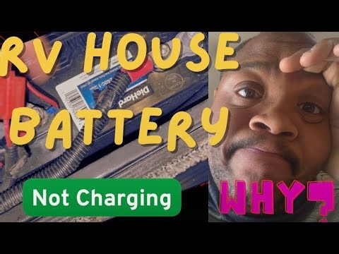 Why is my RV house battery NOT charging connected to sure power #RV