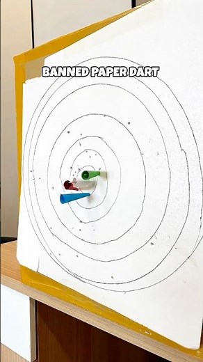 How to make paper blow gun (dart) #diy #origami #paper #paperplane #papercraft #shorts #santoreview