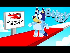 BLUEY PLAYS THE WORLD'S WORST PARKOUR TROLL | BLUEY'S ADVENTURES ON ROBLOX!