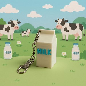 Milk Carton Keychain |STL File| - Etsy Canada