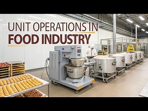 Unit Operations in Food Industry Explained! | Mixing, Drying, Heating & More! ⚙️🥫