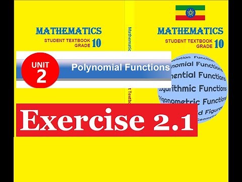 Mathematics Grade 10 Unit 2 Exercise 2.1 from new Text Book​