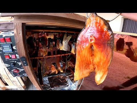 Karp wędzony, pyszny i soczysty - przepis. Smoked carp. Booxasmoker 200, dymbox.