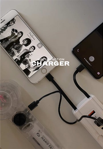 this multifunction charger is perfect if you have many devices to charge 🔌📲 #charger #techgadgets #multifunctioncharger #chargingport #chargers