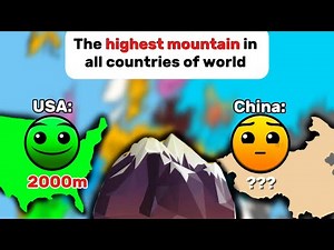 The highest point in every country in the world. The highest mountains in every country.