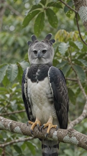 ​Águila Harpía: El Ave Más Imponente del Mundo 🦅🔥 #shorts #aguilaharpia #vidasalvaje #wildlife #4k