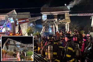 NYC mom, 86, and her son killed in house fire after son races back into flames to save her