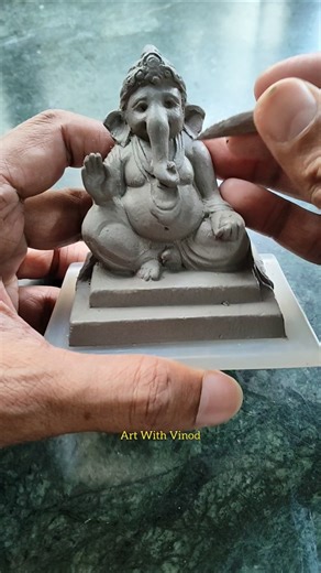 GANPATI BAPPA KAISE BANATE HAIN/ Eco friendly Ganesha making in clay #ganesh #ganesha #shorts